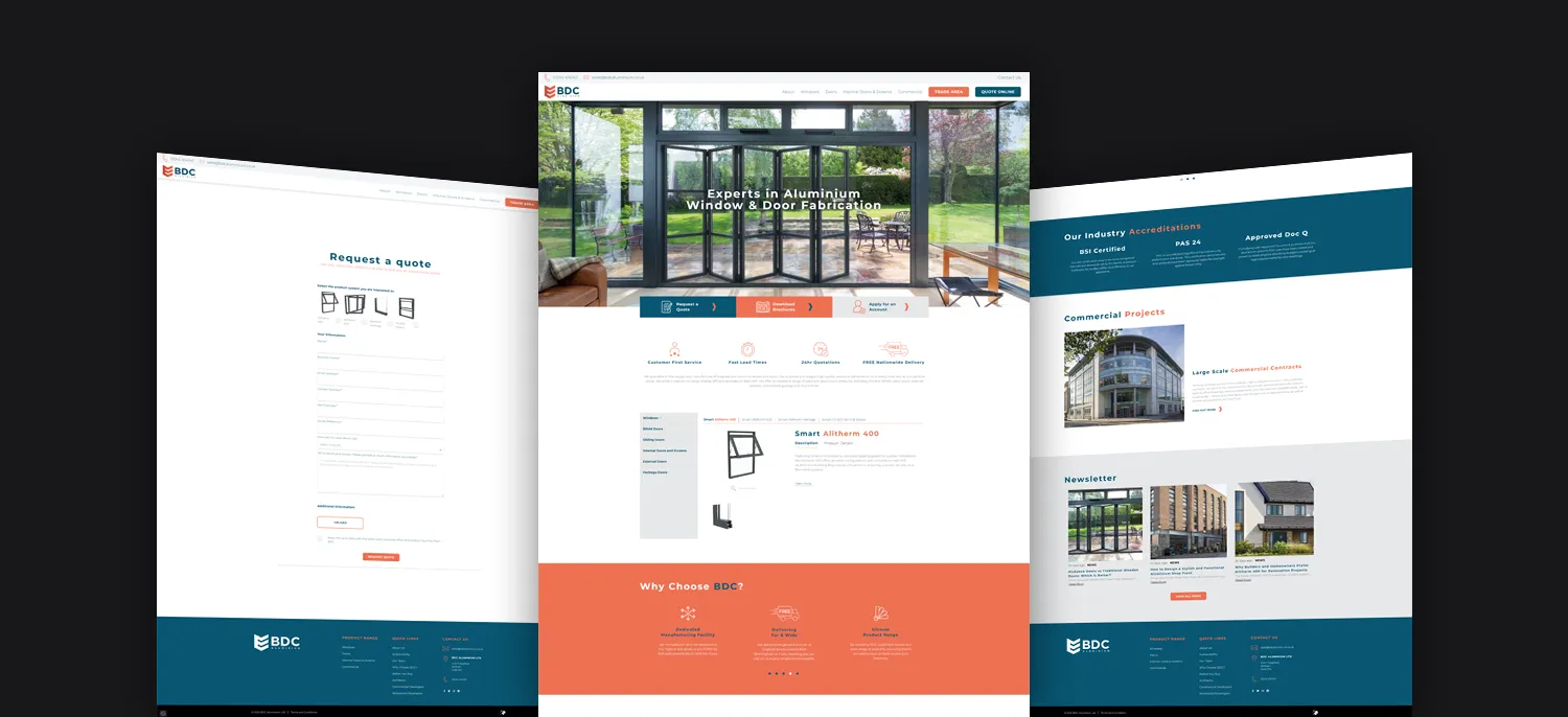 BDC Aluminium - Website Build